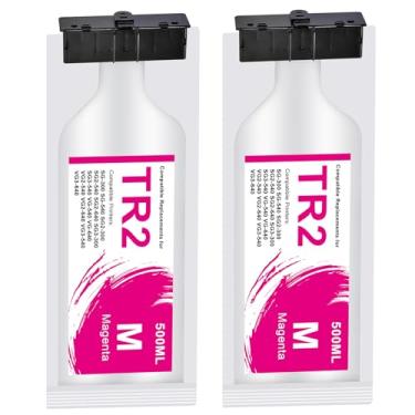 Imagem de Cartucho de tinta magenta TR2 para impressoras Roland TR2 compatível com impressoras TrueVIS SG-540 SG2-540 SG2-640 SG3-540 VG-540 VG-640 VG2-540 VG2-640 VG3-540 VG3-640 VG3-640 (2 TR2) -MG, 500 ml)