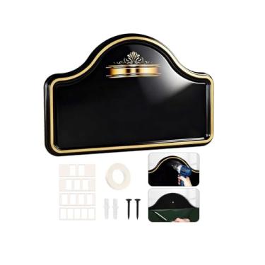 Imagem de VONDERSO Placas de endereço para casas, autoadesivas e pré-perfuradas para facilitar a montagem, placa numérica de alumínio premium com acabamento revestido em pó para clima – compatível com números