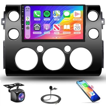 Imagem de Android 15 [8Core 6G + 128G] Estéreo de rádio automotivo para Toyota FJ Cruiser 2006-2023, sem fio, Android Auto, 5GWiFi + GPS, rádio com tela sensível ao toque de 9 polegadas, Bluetooth FM RDS 32EQ