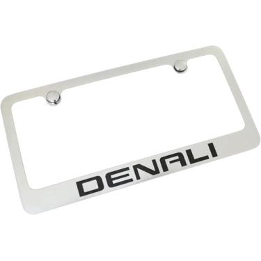 Imagem de Moldura de placa de licença GMC Denali Chrome Metal