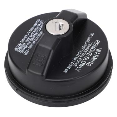 Imagem de Cryfokt Tampa de Combustível Com Trava, Substituição de Material Abs Durável, Adequada para, para Entusiastas de Carros, Preto