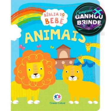 Imagem de Bíblia do Bebê - Animais Crianças Infantil Evangélico Filhos Meninos B
