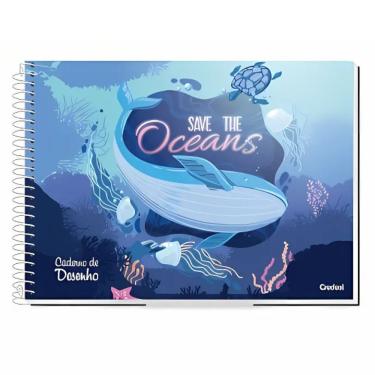 Imagem de Caderno De Cartografia E Desenho Espiral Capa Dura 80 Folhas My Collection Credeal Estampa 2