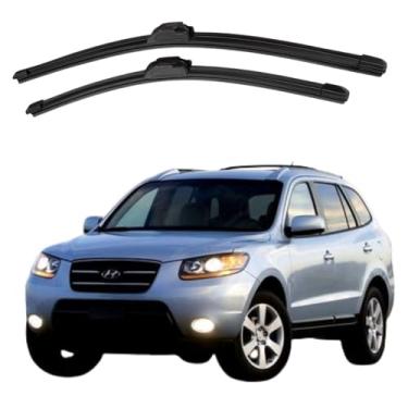 Imagem de TIGER AUTO - KIT PALHETA LIMPADOR PARABRISA DIANTEIRO/TRASEIRO EM SILICONE COMPATIVEL HY SANTA FÉ 2007>2013