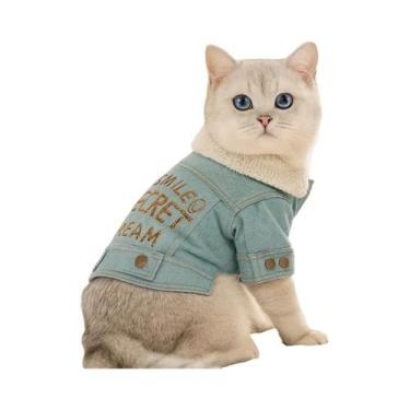 Imagem de Jaqueta De Forro De Fleece Quente Para Cães Pequenos, Casacos De Couro