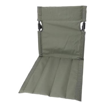 Imagem de TOPINCN Almofada de Encosto para Acampamento Ao Ar Livre, Cadeira Dobrável Portátil, Almofada de Assento Macia e Confortável Com Encosto para Acampamento Ao Ar Livre e Caminhadas (DO Verde)