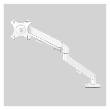 Imagem de Suporte para monitor de 24/27 polegadas para monitor de computador, suporte de rotação (branco)