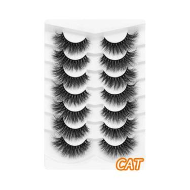 Imagem de Cílios Postiços De Vison Com Aparência Natural, Leves E Reutilizáveis 