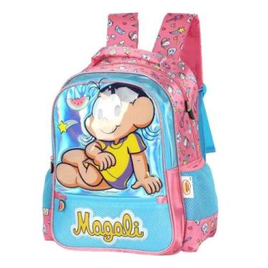 Imagem de Mochila de costas Escolar Turma da Mônica Magali Infantil - - XERYUS, 