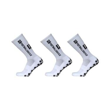 Imagem de Meias De Futebol Antiderrapantes Com Ventosas De Silicone Para Homens 