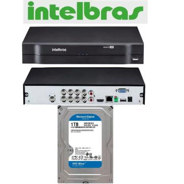 Imagem de Dvr gravador INTELBRAS 8 canais Full hd + hd 1TB