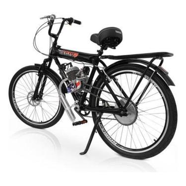 Imagem de Bicicleta Motorizada X 80cc Montada Aro 26 Tanque No Quadro-Unissex