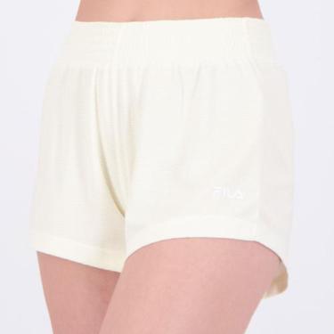 Imagem de Shorts Fila Flow III Feminino Bege, G