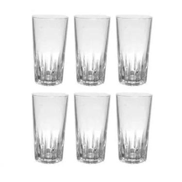 Imagem de Jogo De Copos Bali Vidro 6 Peças 280ml - Útil Bazar