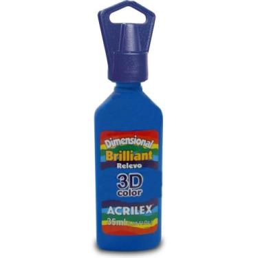 Imagem de Tinta Relevo Dimensional Brilhante Azul Turquesa 35ML PCT.C/06 - Acril
