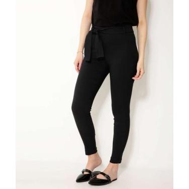 Imagem de Calça Feminina Bengaline Clochard Marisa Preto-22016, Preto, 34