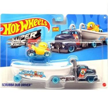 Imagem de Hot Wheels Caminhao Transportador Mattel BDW51 Scrubba DUB Driver