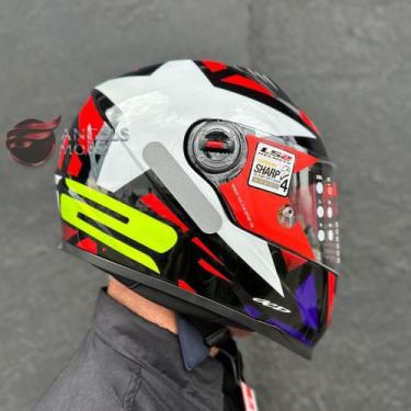 Imagem de Capacete LS2 FF358 Starwar White Red, 60, Vermelho