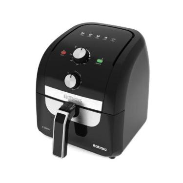 Imagem de Fritadeira Air Fryer Itatiaia 4L 127V, Preto, 110V