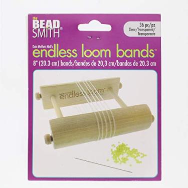 Imagem de Deb Moffett-Hall's Endless Loom Bands, 20 cm de diâmetro, pacote com 36 peças, cor clara, use com The Endless Loom