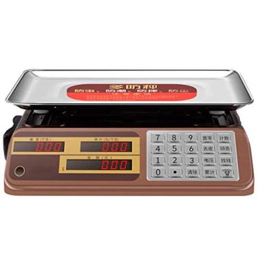 Imagem de balanças eletrônicas de cozinha pesagem pequena calcular o preço cozinha de precisão 30kg vendendo vegetais frutas