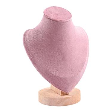 Imagem de Fancyes Exibição de colar busto, suporte para busto de joias, pingente elegante, corrente, gargantilhas, medalhão, suporte, colar, expositor, para, S