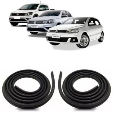 Imagem de Par Borrachas Porta Gol Voyage Saveiro G5 G6 G7 2008 Á 2018 - BMA