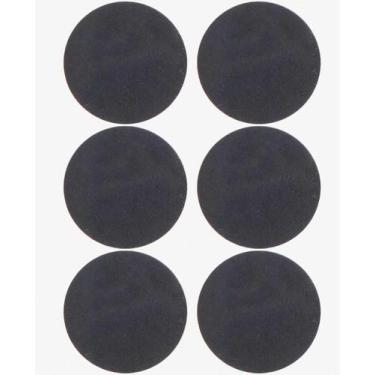 Imagem de Feltro Adesivo Preto Redondo 38mm Com 6 Vonder