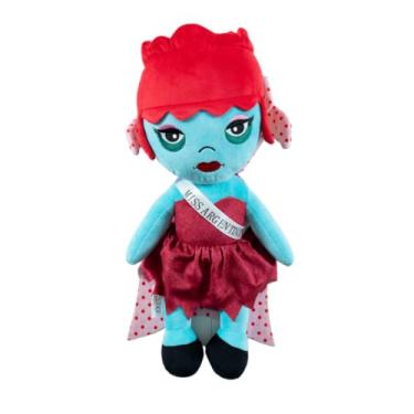 Imagem de Franco Collectibles Beetlejuice Miss Argentina Bedding Almofada decorativa de pelúcia super macia, (produto oficialmente licenciado)