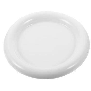 Imagem de MAGICLULU Prato de frutas para salada prato de jantar de cerâmica bandeja de café da manhã prato de cozinha anel de bugiganga prato de armazenamento prato de cerâmica prato de comida servidor sabão