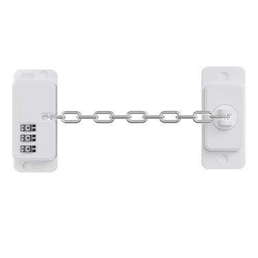 Imagem de Fechadura de geladeira à prova de crianças, fechadura de porta de freezer para crianças,Fechadura de porta à prova de crianças - Nenhuma chave necessária adesivo forte sem perfuração fechadura da port