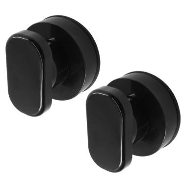 Imagem de PHITUODA Pacote com 2 puxadores de porta de vidro potentes com ventosa de vidro, gaveta de geladeira, ventosa de banheiro, suporte de braço de parede, puxador de chuveiro para banheira, puxador de