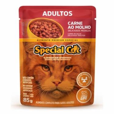 Imagem de Ração Special Cat Sache Adulto Carne 85 g (Caixa com 12) - Special Dog