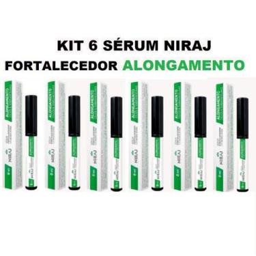 Imagem de 6 Séruns Fort.  Alongamento Cílios E Sobrancelhas Niraj 8ml