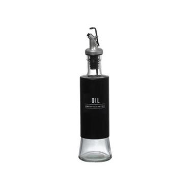 Imagem de Azeiteiro Porta Azeite Óleo Em Vidro Com Bico Dosador Direcionador Gra