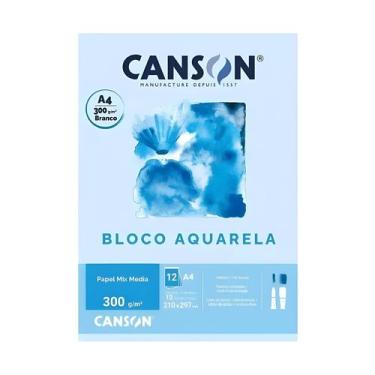 Imagem de Bloco de Papel Linha Tecnica Desenho A3 Canson 300g 12 Folhas 