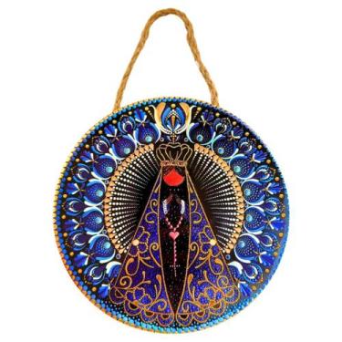 Imagem de Mandala Enfeite de Parede Nossa Senhora Aparecida Olho Grego - Malaysi