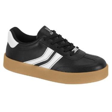 Imagem de Tenis vizzano ref 1444.100.29492 feminino, 38, Preto, Branco