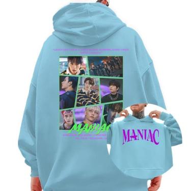 Imagem de Moletom Blusa De Frio Skz Stray Kids Maniac Album Grupo Kpop - Abstrac