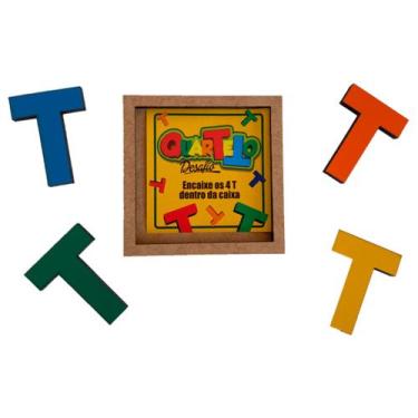 Imagem de Desafio Raciocínio Lógico Educativo Pedagógico Quarteto T - Maninho Br