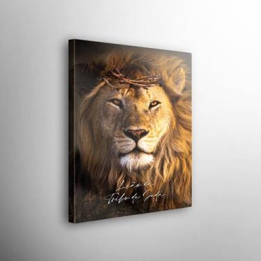 Imagem de Quadro Decorativo Leão da Tribo de Judá - AB Art, Sem Moldura, 100x160