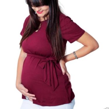 Imagem de Blusa Gravida Gestacao - Sob Medida Moda Gestante, M