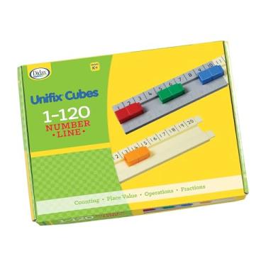 Imagem de Didax Educational Resources UNIFIX 1 – 120 – Trilho numérico com 23 x 28,7 x 2,5 cm, Multi (211504)