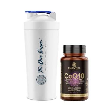 Imagem de CoQ10 - Coenzima Q10 + Ômega 3TG + Vitamina E - Essential Nutrition (120+Coqueteleira)