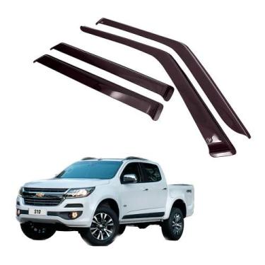 Imagem de Calha De Chuva S10 2017 2018 2019 2020 2021 Cd Fume - Bepo