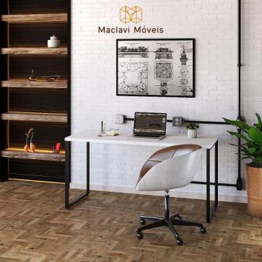 Imagem de Estação de Trabalho Estilo Industrial Mesa para Estudo Home Office - M