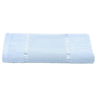 Imagem de TOALHA DE BANHÃO PARA BORDAR BELLA ETAMINE 90CM X 150CM (Azul)