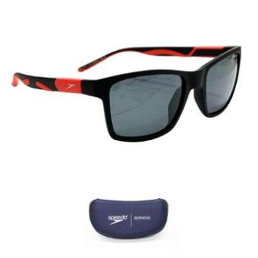 Imagem de Óculos de Sol Infantil Speedo Ace 1 A12 Black Orange Polariz-Unissex