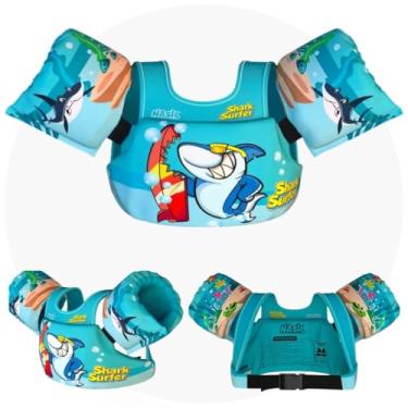 Imagem de Nash Boia Infantil com Colete Salva Vidas Amarelo