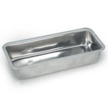 Imagem de Forma Retangular Reta Para Pão 27x13x5 Alumínio Continental - Metalúrg